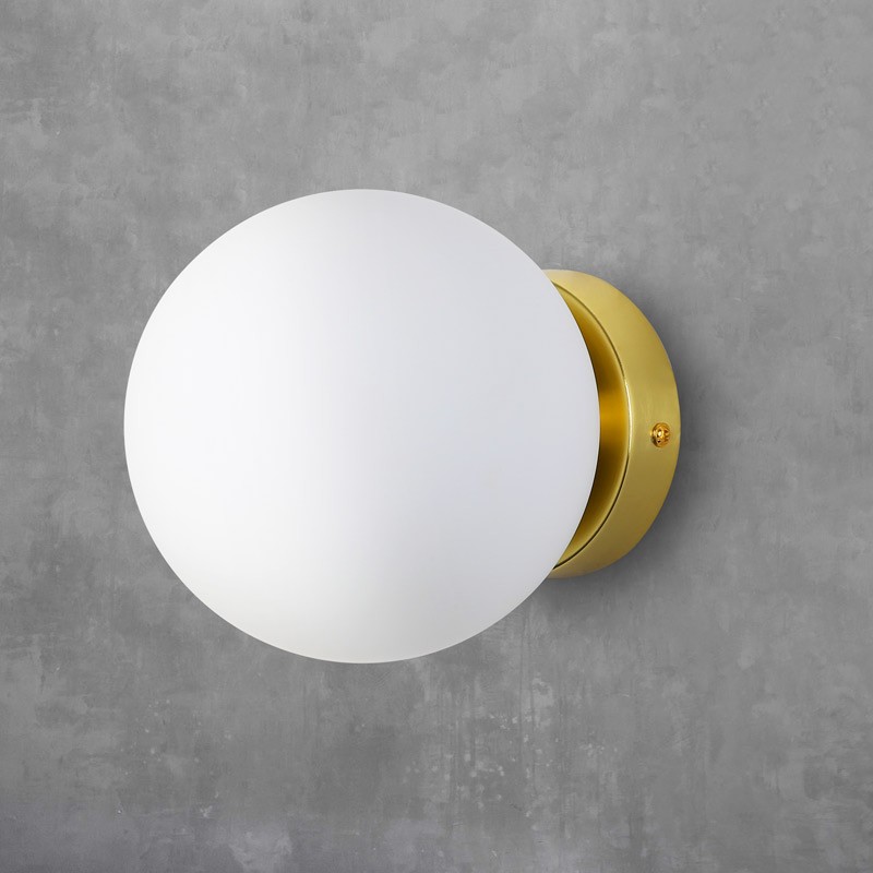 Glass ball wall lamp "Rober" Inspiration Flos IC