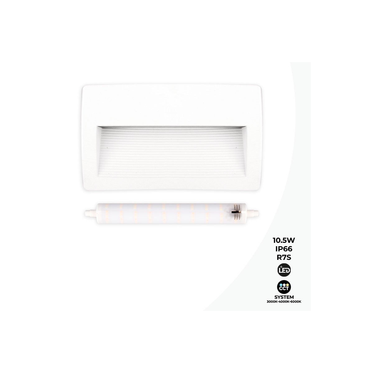 FUMAGALLI LORENZA 270 R7S 10.5W CCT wall light for outdoor use FUMAGALLI LORENZA 270 R7S 10.5W