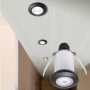 Recessed floor and ceiling mounted beacon