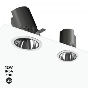 LED spotlight 12W COB IP54 Low UGR