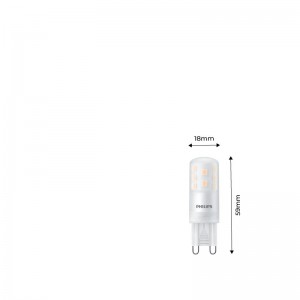 Nuura Philips LED bulb 4W G9 480lm, dimmable