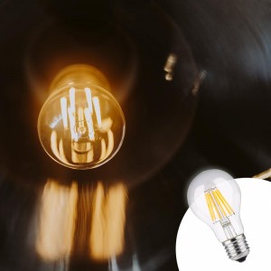 LED Filament Bulb E27 8W A60 transparent