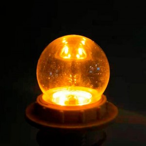 amber led bulb