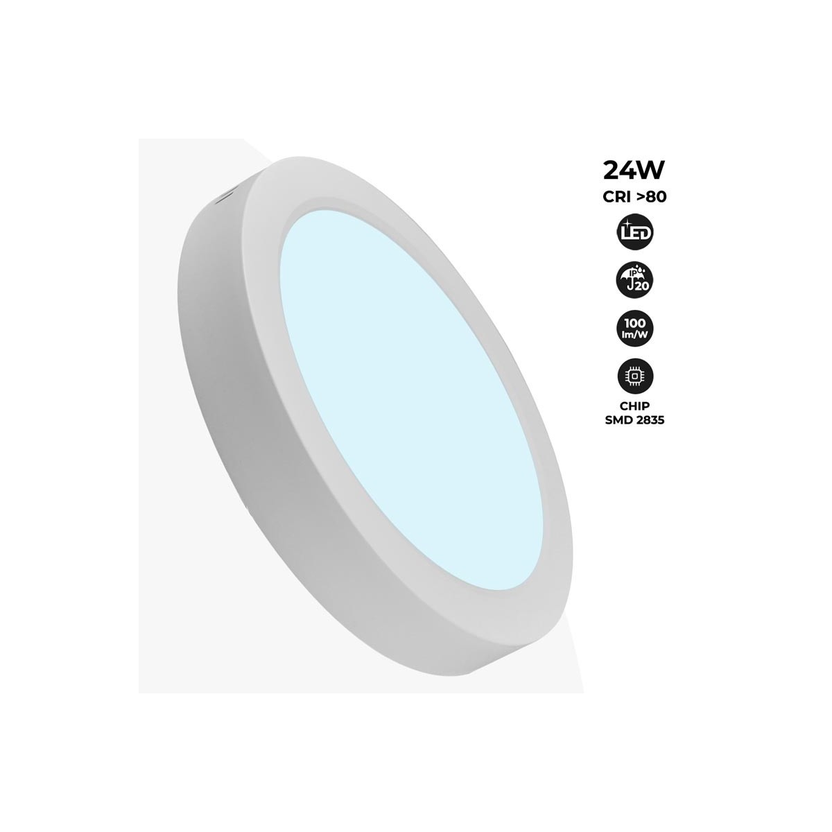Surface mounted LED ceiling lamp 24W High Efficiency