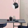 Modern gray pendant lamp "Agos" inspiration Flos Aim