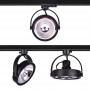 AR111 GU10 black three-phase track spotlight AR111 GU10