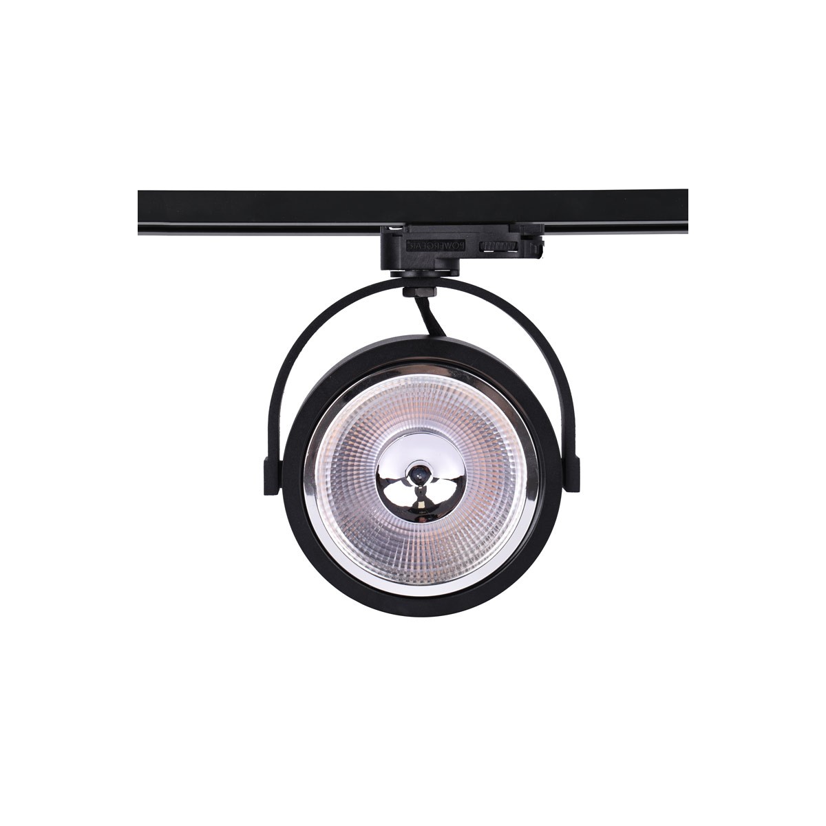 AR111 GU10 black three-phase track spotlight AR111 GU10