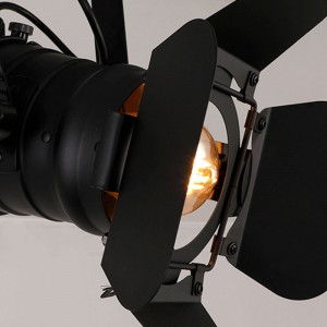 CINEMA" single-phase adjustable track spotlight with LED PAR30 E27 Bulb