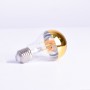 Mirror Effect Led Bulb Gold E27 4W