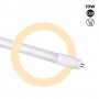 LED tube T5 10W 60cm (548mm) opal glass