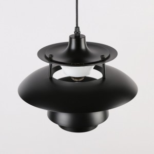 Black Design Pendant Lamp "YOHAN" E27