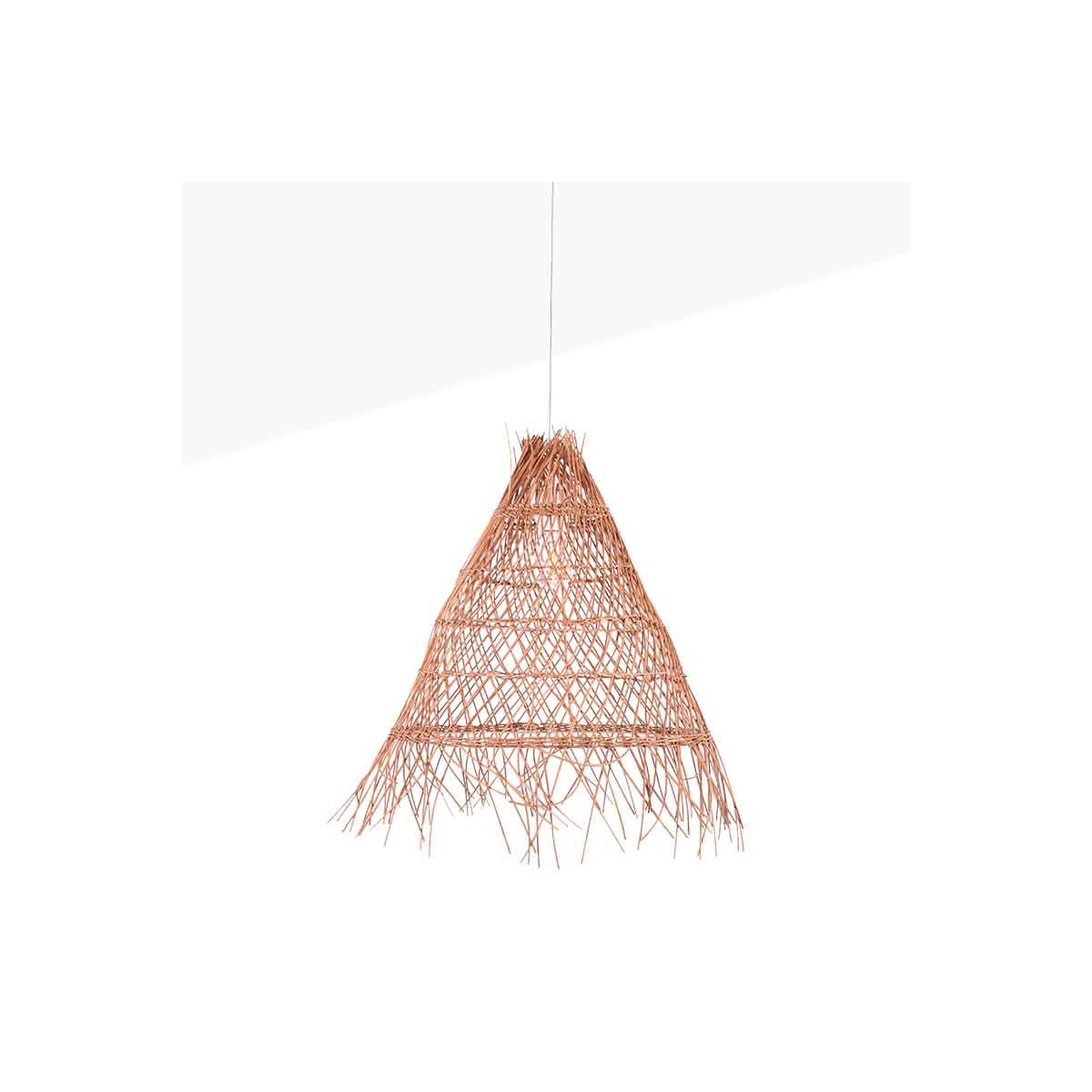 WILLOW" wicker pendant lamp