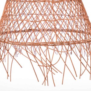 WILLOW" wicker pendant lamp