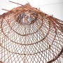 WILLOW" wicker pendant lamp