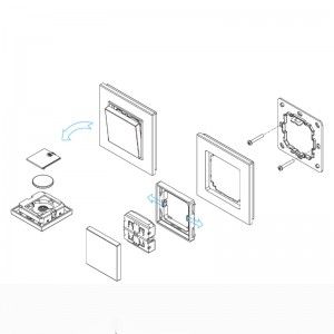 Dimmable Single Color Radio Frequency 3V-DC 1Zone Dimmable Single Color Switch