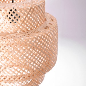 Wicker pendant lamp "ONNA".