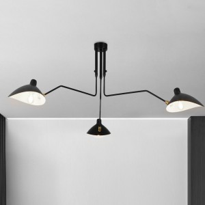 Ceiling Lamp "SERGE MOUILLE" Design Inspiration E27