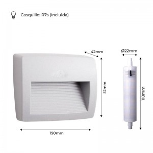 FUMAGALLI LORENZA 190 R7S 7.5W CCT surface mounted beacon