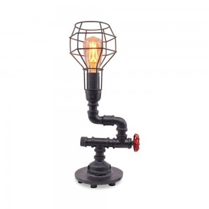 Flanagan vintage pipe-style table lamp