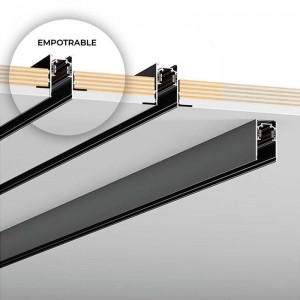 Magnetic Rail 20mm Recessed 48V of 2 meters