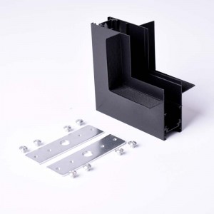 Vertical L-Joint for Recessed Magnetic Rail 20mm