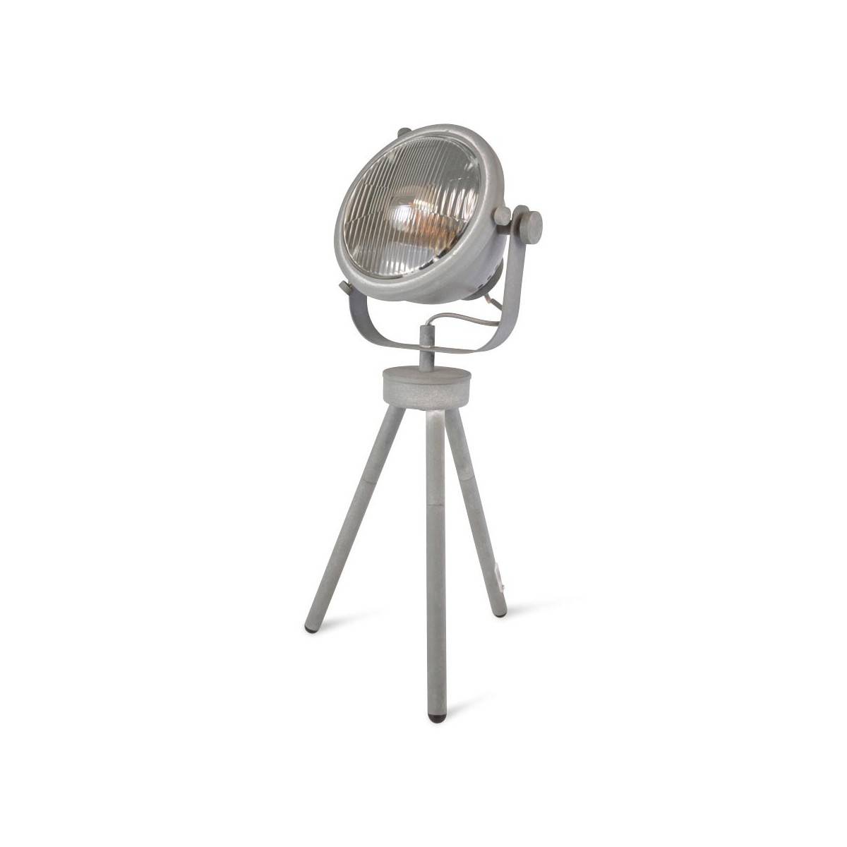 TRIPOD TABLE LAMP TANGE CONCRETE GLASS E27 GREY CABLE