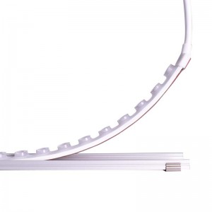 Aluminum profile for flexible swimsuit