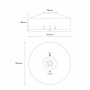 LED emergency light for surface or recessed mounting 120lm 3W 3 hours IP20