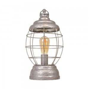 ADID GALVANIZED TABLE OR HANGING LAMP