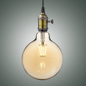 Vintage LED Bulb Globe Filament Bulb E27 G125 6W