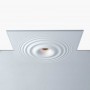 Recessed plasterboard spotlight for plasterboard with wave effect 200x200 - GU10