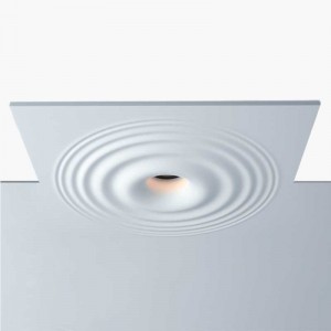 Plaster recessed spotlight for plasterboard wave effect 300x300 - GU10