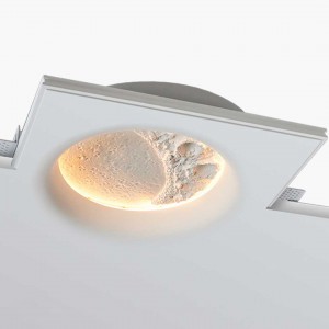 White COB 17.5W 2700K white plaster recessed lamp