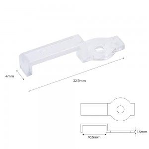 Fixing clamp for LED strips 8mm IP67