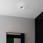 Recessed plaster ceiling light wave effect 300x300mm - GU10