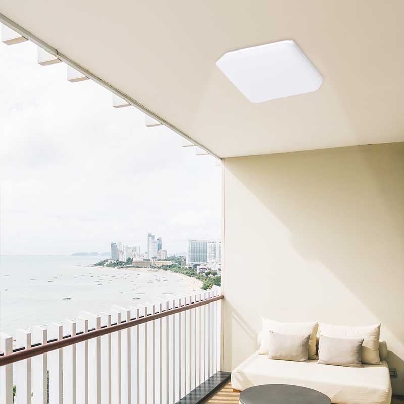 Waterproof White Square 24W LED Surface Mounted Ceiling Light 2640LM IP54 Waterproof White Square 24W LED Surface Mounted Ceiling Light 2640LM IP54