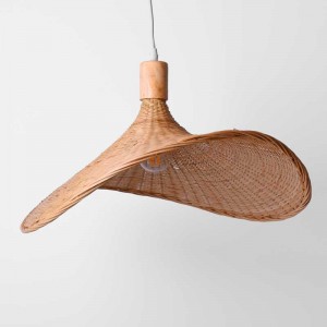 Wicker pendant lamp "Bellas".