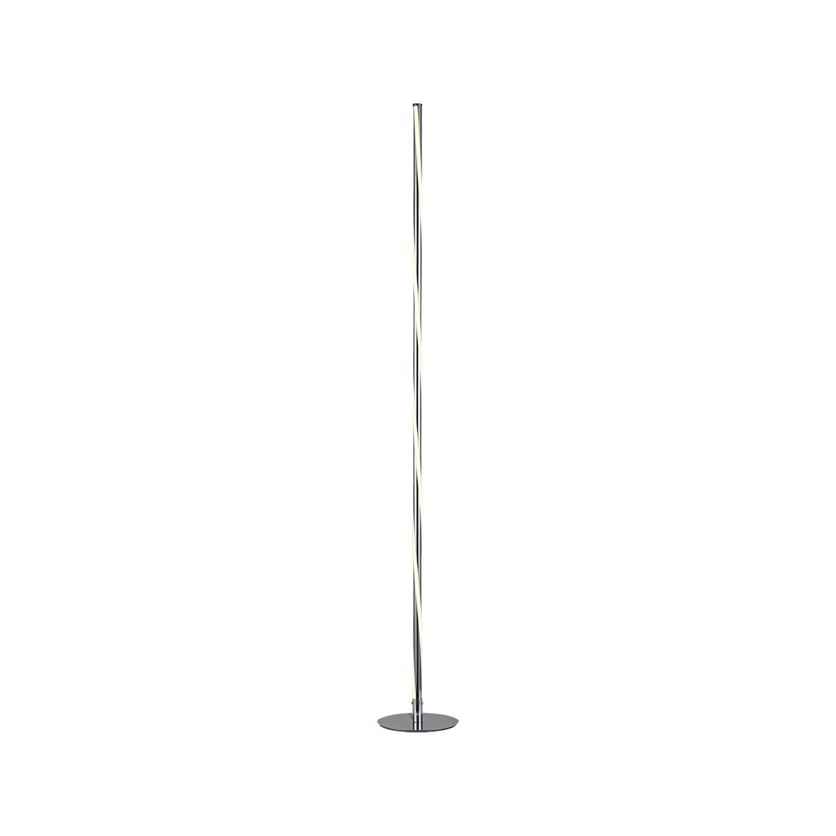 JORD FLOOR LAMP NORDIC STYLE 18W, 1250MM, CHROME FINISH 4000K