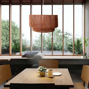 Neka Braided Paper Pendant Lamp