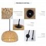 Wicker pendant lamp with cable "YONNA".