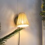 Wicker wall light with "Blind" plug. E27