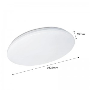 BASIC 24W circular surface mounted LED ceiling light IP20