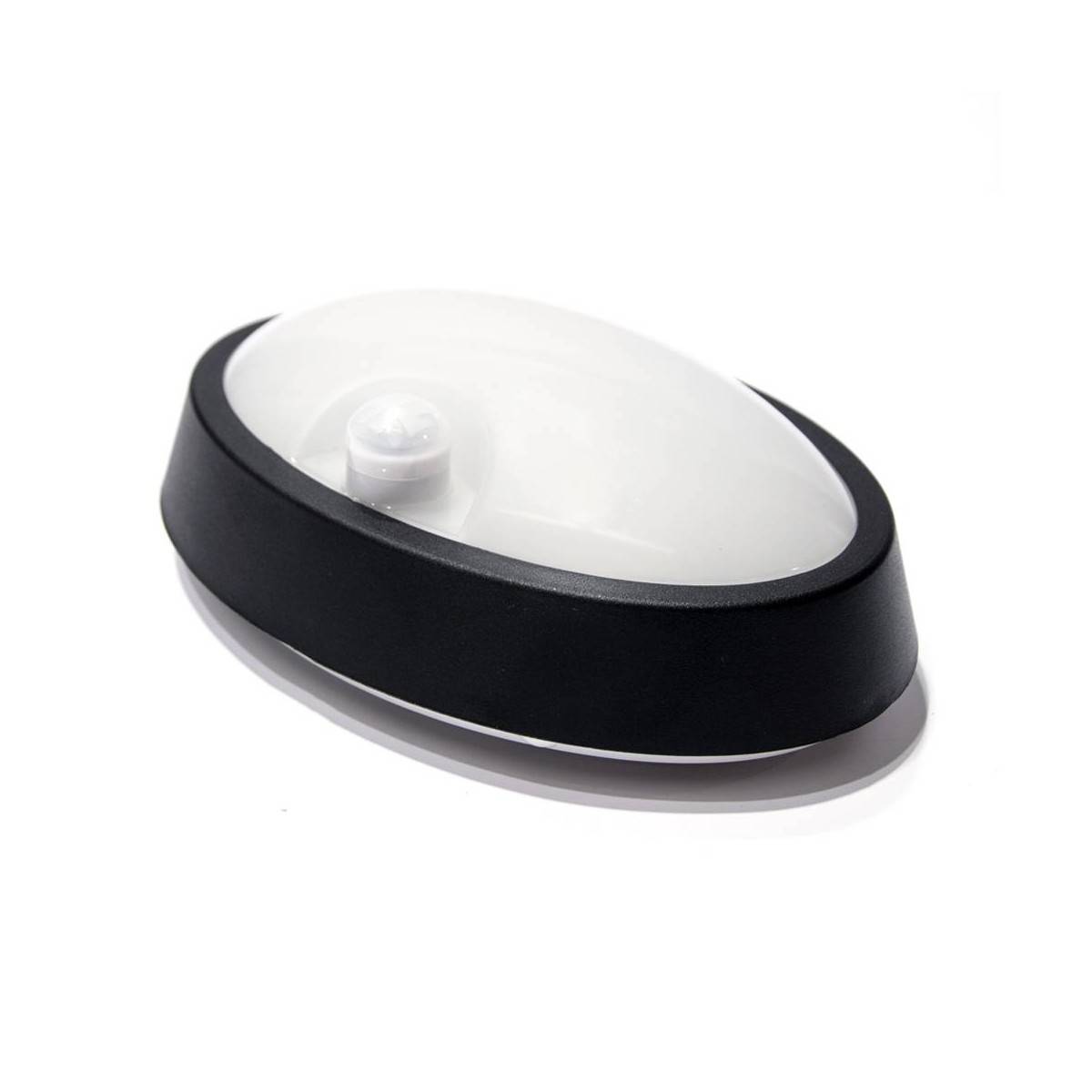 OVAL SURFACE WALL LAMP 6W IP64 WITH SENSOR PIR 4000K