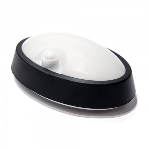 OVAL SURFACE WALL LAMP 6W IP64 WITH SENSOR PIR 4000K