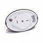 OVAL SURFACE WALL LAMP 6W IP64 WITH SENSOR PIR 4000K