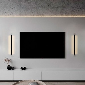 Integrated linear LED wall light