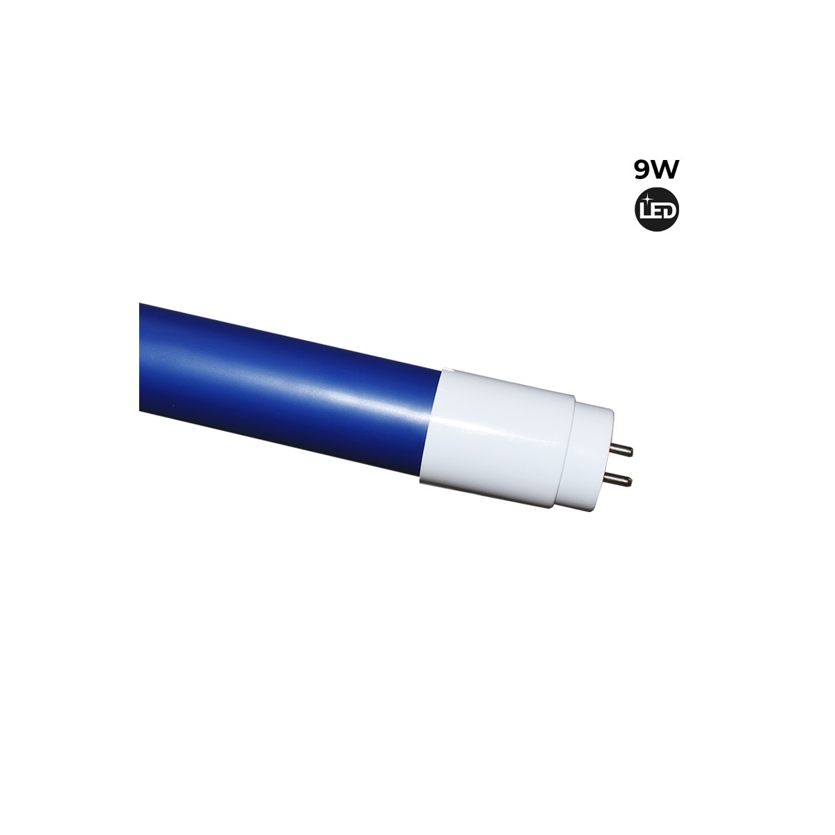 LED tube T8 60cm blue color 9W