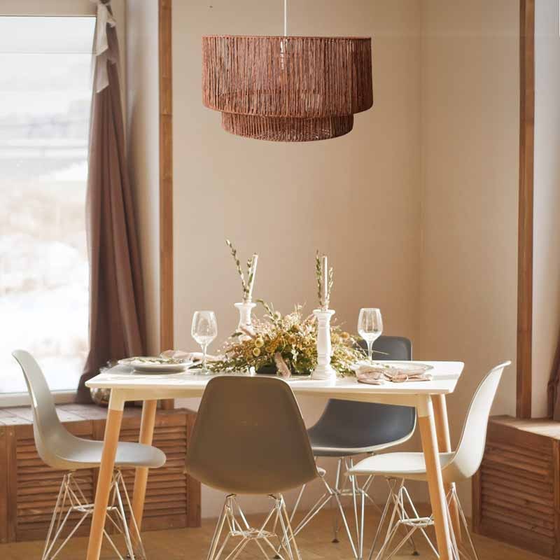 Neka Braided Paper Pendant Lamp Neka Braided Paper Pendant Lamp