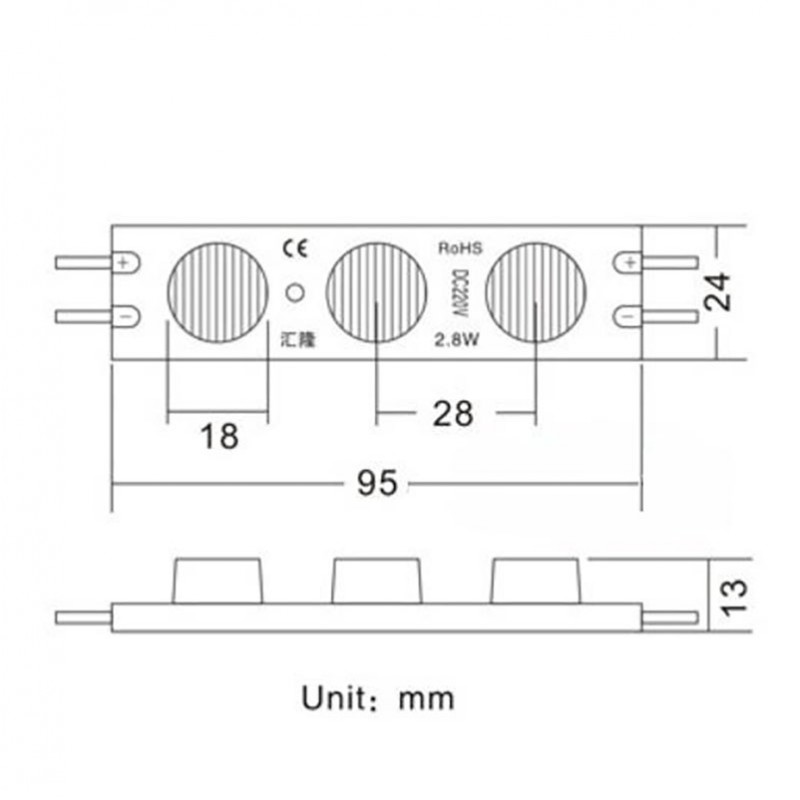 Buy LED modules for signage and light boxes, direct to 220V