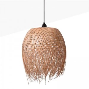 Rattan pendant lamp "JAVA".